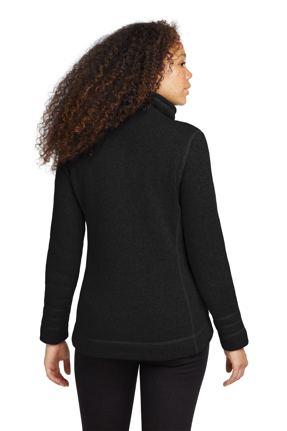 WOMEN'S SWEATER FLEECE JACKET