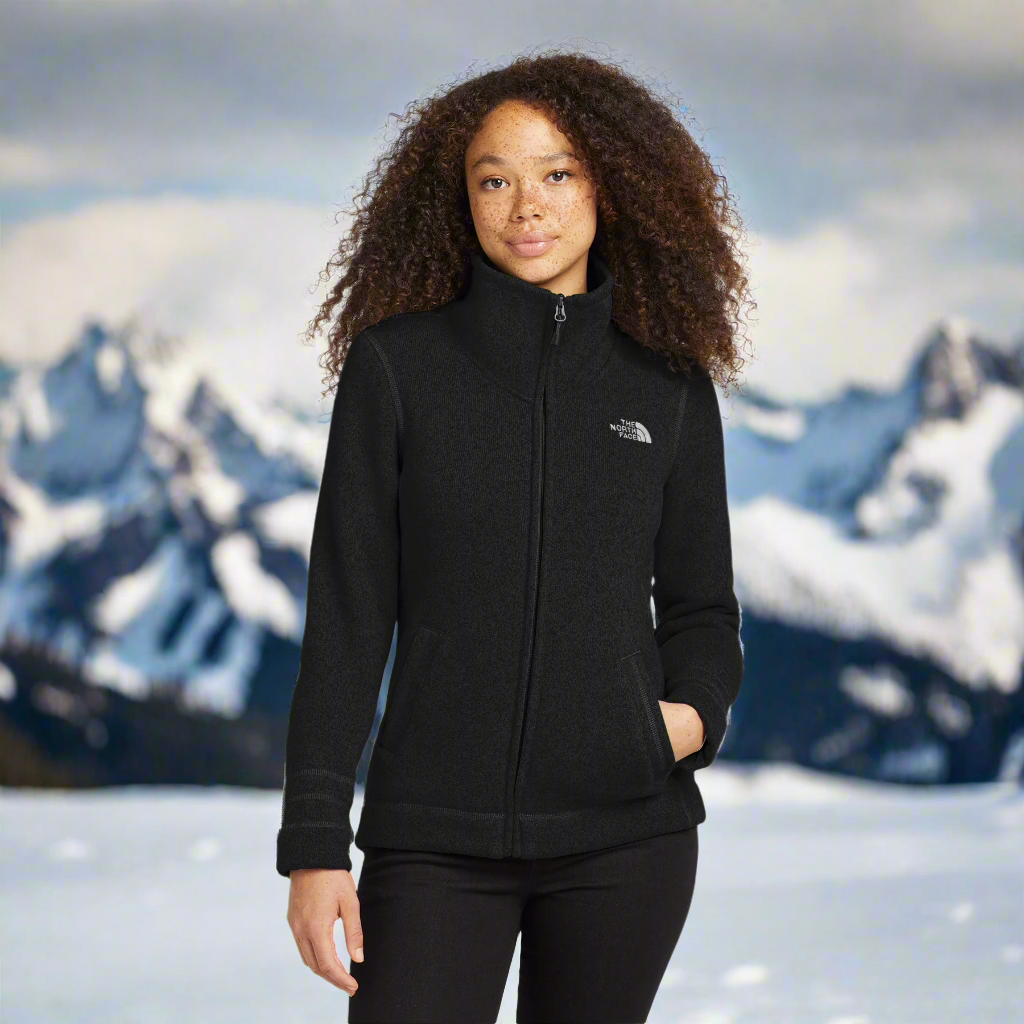 WOMEN'S SWEATER FLEECE JACKET